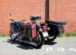 leather saddlebag cj750 chang jiang 