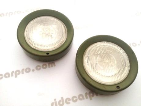 cj750 NOS parts sidecar front lamp light perfect pair