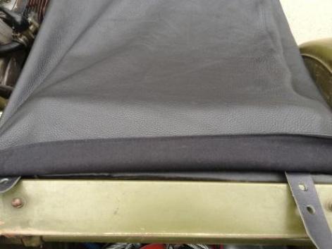 m72 cj750 sidecar cover leather 12v